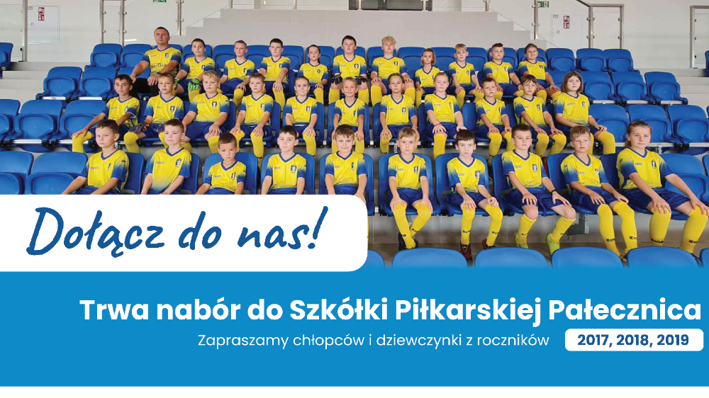 Plakat nabór Szkółka Piłkarska Pałecznica